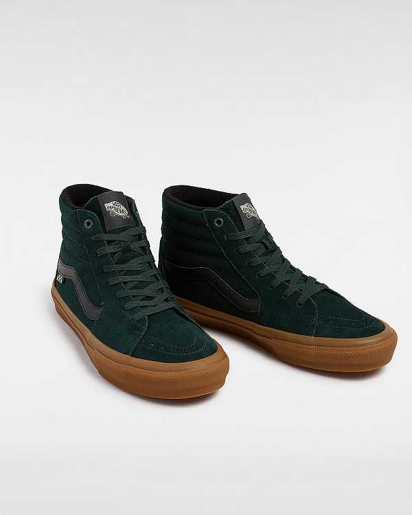 Green Men Vans Sk8-Hi Skate Shoes Australia | VN4029761