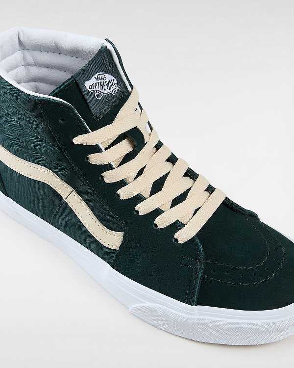 Green Men Vans Sk8-Hi Suede Skate Shoes Australia | VN3178492