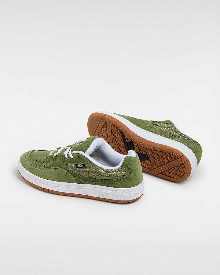 Green Men Vans Speed LS Skate Shoes Australia | VN4850319