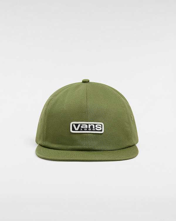 Green Unisex Vans Cushman Jockey Hats Australia | VN4178930