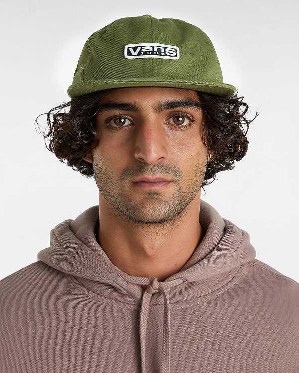 Green Unisex Vans Cushman Jockey Hats Australia | VN4178930