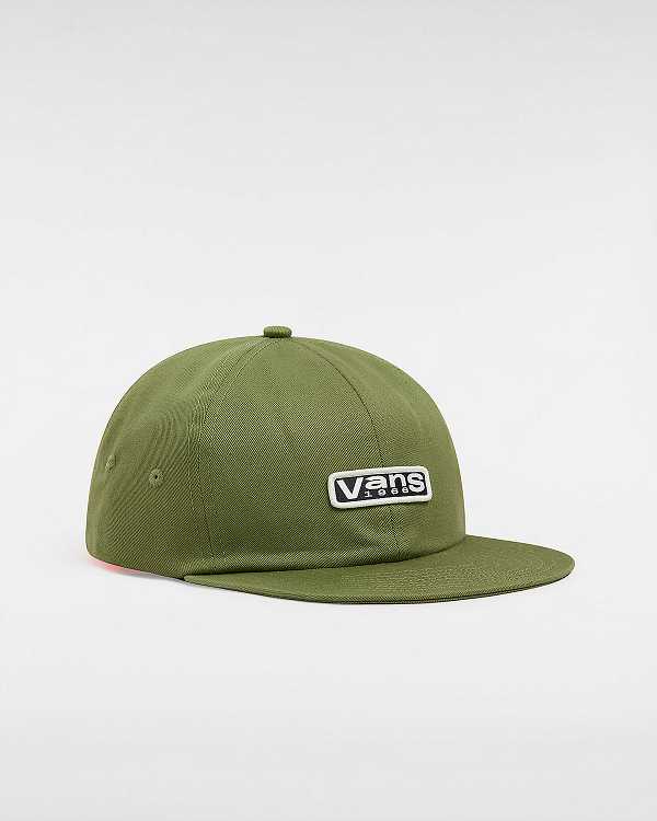 Green Unisex Vans Cushman Jockey Hats Australia | VN4178930