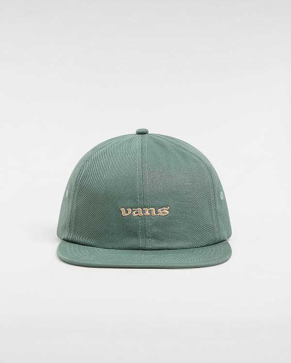 Green Unisex Vans Cushman Jockey Hats Australia | VN5618432