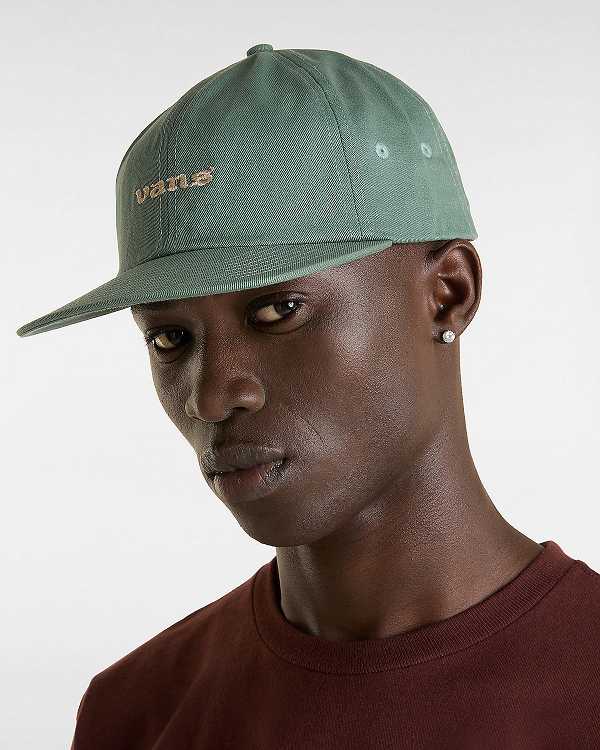 Green Unisex Vans Cushman Jockey Hats Australia | VN5618432