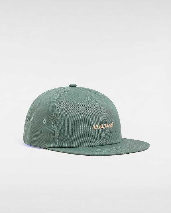 Green Unisex Vans Cushman Jockey Hats Australia | VN5618432