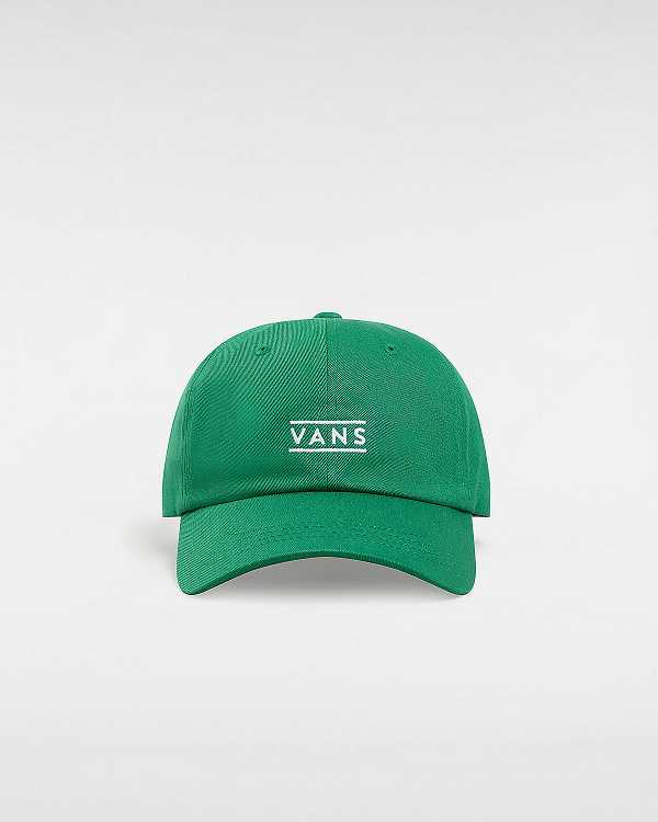 Green Unisex Vans Half Box Curved Bill Jockey Hats Australia | VN5901642