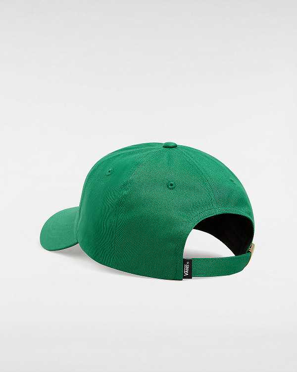 Green Unisex Vans Half Box Curved Bill Jockey Hats Australia | VN5901642