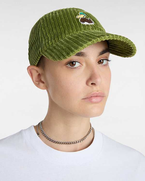 Green Unisex Vans Hosmer Curved Bill Hats Australia | VN2630791