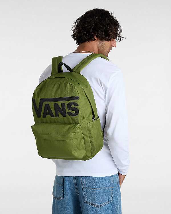 Green Unisex Vans Old Skool Drop V Backpacks Australia | VN5476201