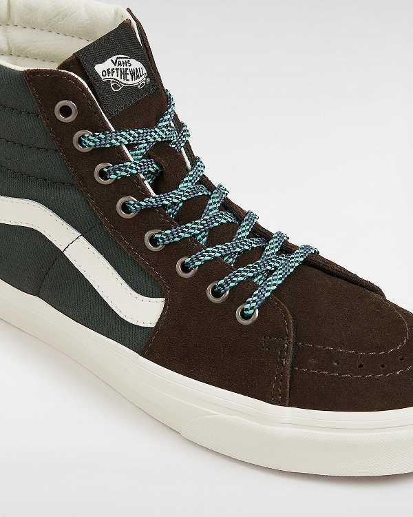 Green Women Vans Colour Theory Sk8-Hi Skate Shoes Australia | VN3574829