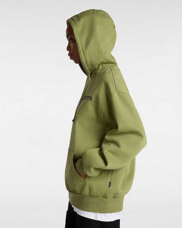 Green Women Vans Firemade Bloussant Hoodie Australia | VN4962853