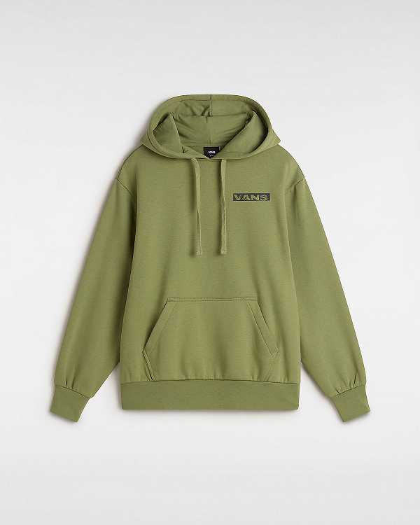 Green Women Vans Firemade Bloussant Hoodie Australia | VN4962853