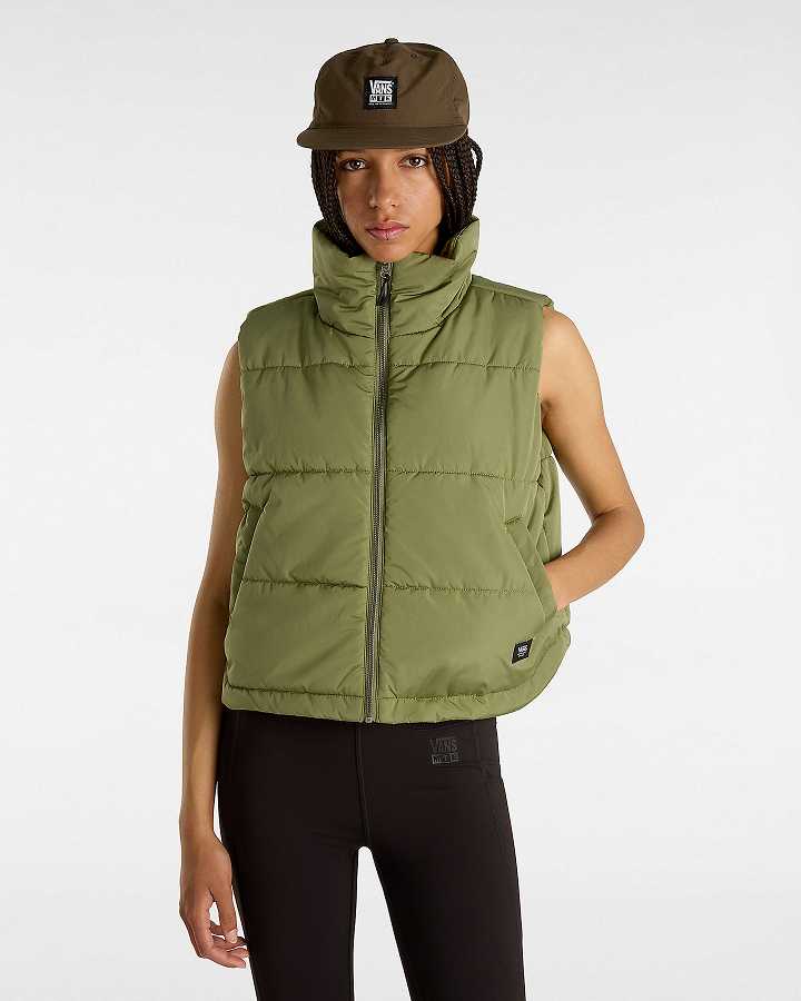 Green Women Vans MTE Foundry Vest Australia | VN1029457