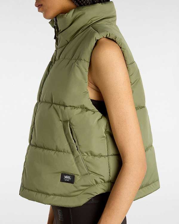 Green Women Vans MTE Foundry Vest Australia | VN1029457