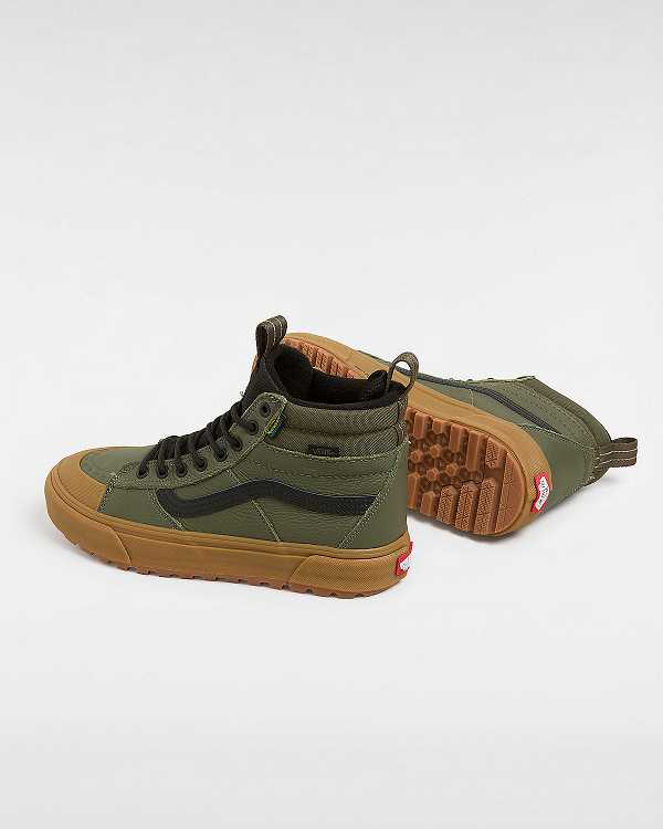 Green Women Vans MTE Sk8-Hi Waterproof Shoes Australia | VN1729405