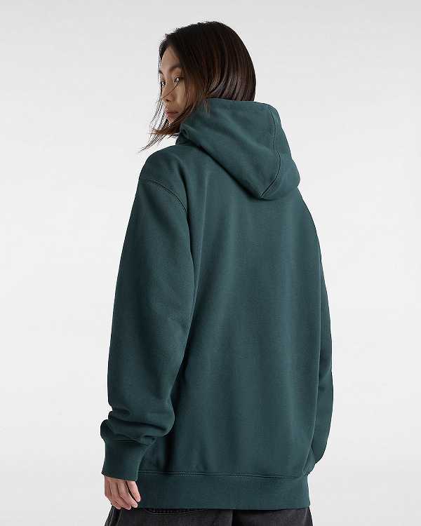 Green Women Vans Original Standards Loose Hoodie Australia | VN9023487