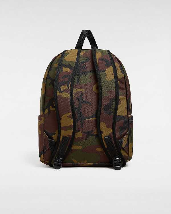 Green / Brown Unisex Vans Old Skool Backpacks Australia | VN3149250