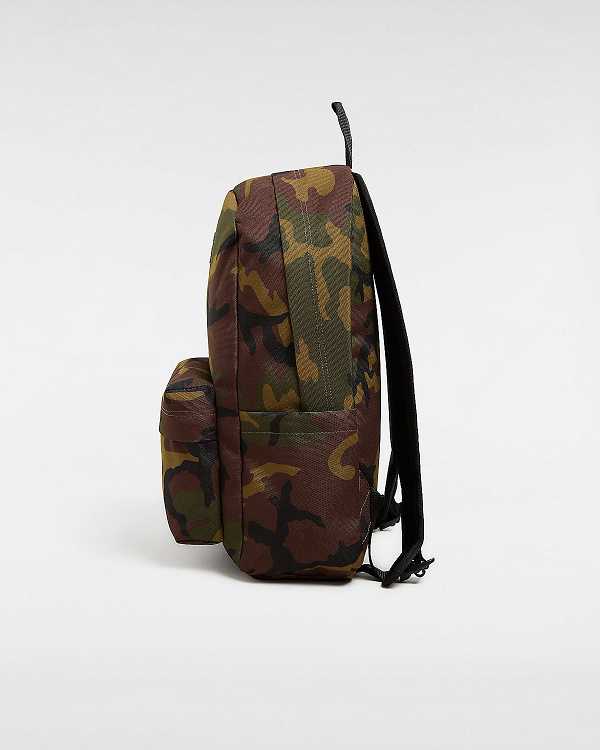 Green / Brown Unisex Vans Old Skool Backpacks Australia | VN3149250