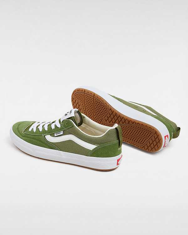 Green / White Men Vans Lizzie Low Skate Shoes Australia | VN7089453