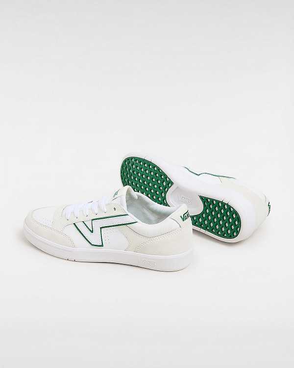 Green / White Men Vans Lowland ComfyCush Tennis Shoes Australia | VN9704125