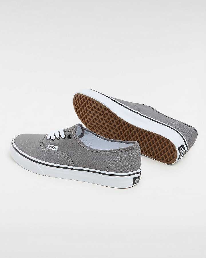 Grey Men Vans Authentic Sneakers Australia | VN2683074