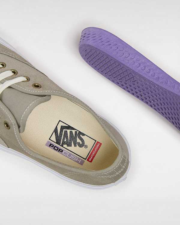 Grey Men Vans Authentic Wrapped Skate Shoes Australia | VN6594031