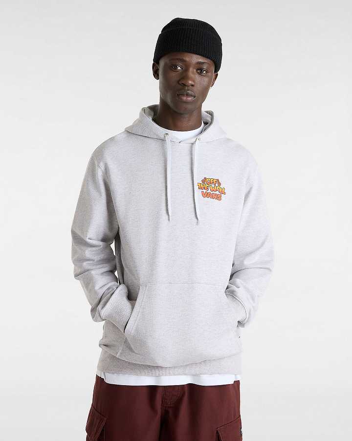 Grey Men Vans Bouya Hoodie Australia | VN4082519