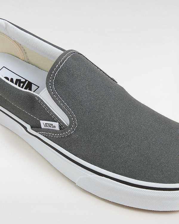 Grey Men Vans Canvas Classic Slip On Shoes Australia | VN1264075