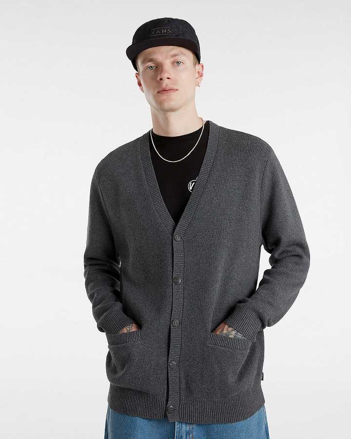 Grey Men Vans Emmett Cardigan Australia | VN0941276