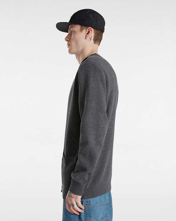 Grey Men Vans Emmett Cardigan Australia | VN0941276