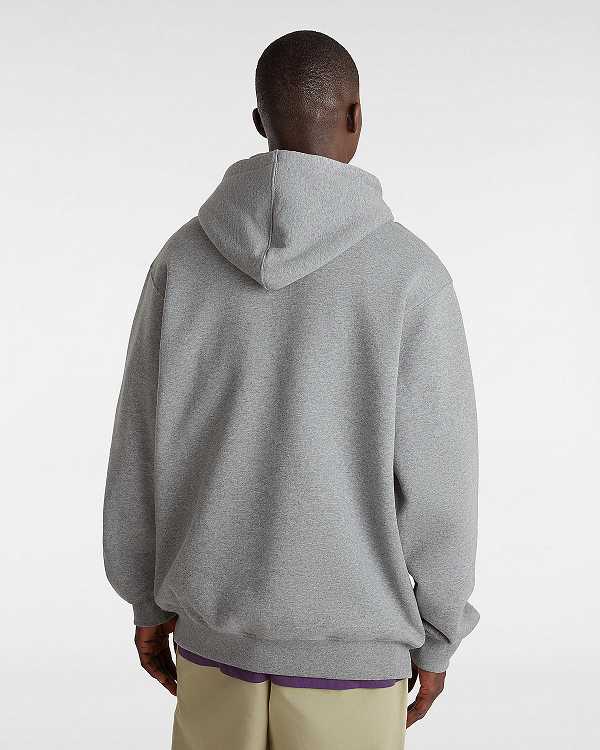 Grey Men Vans Fish loose Hoodie Australia | VN9108476