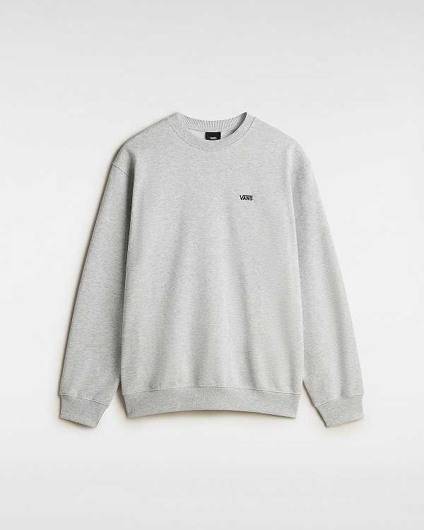 Grey Men Vans Left Chest Embroidered Logo Sweatshirt Australia | VN1675408