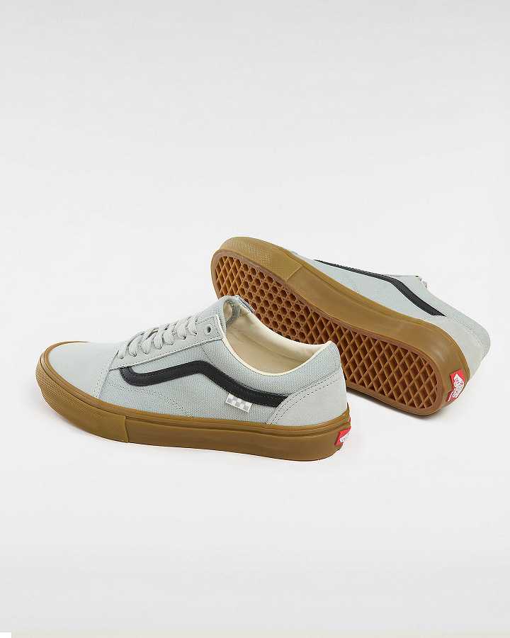 Grey Men Vans Old Skool Skate Shoes Australia | VN1546389