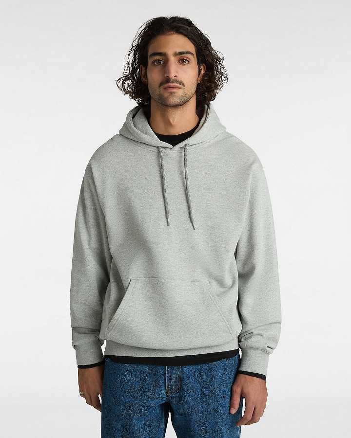 Grey Men Vans Original Standard Loose Hoodie Australia | VN9260183