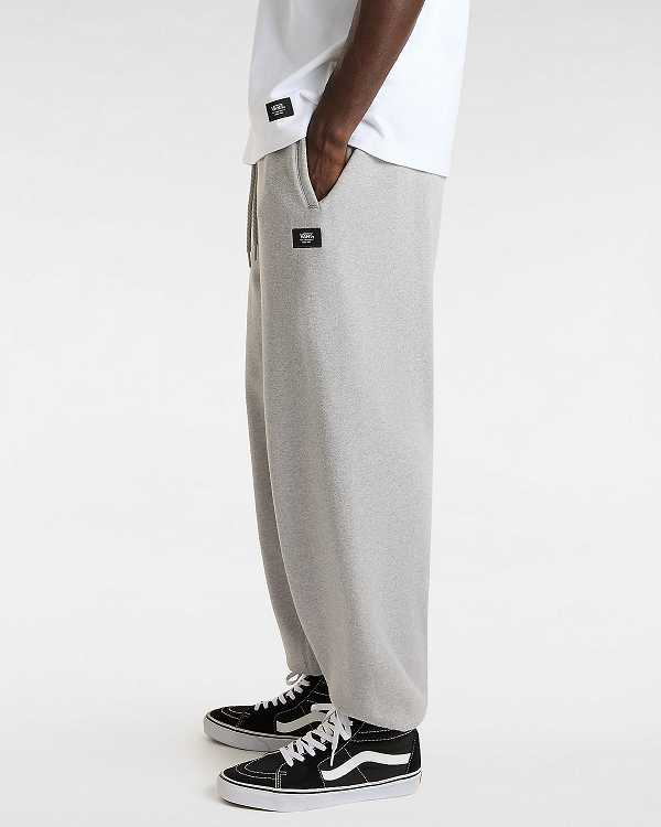 Grey Men Vans Original Standards Fleece Loose Pants Australia | VN1975204