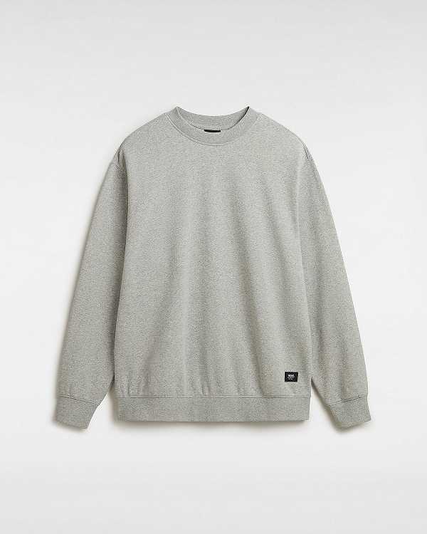 Grey Men Vans Original Standards Loose Crew Sweatshirt Australia | VN3642019