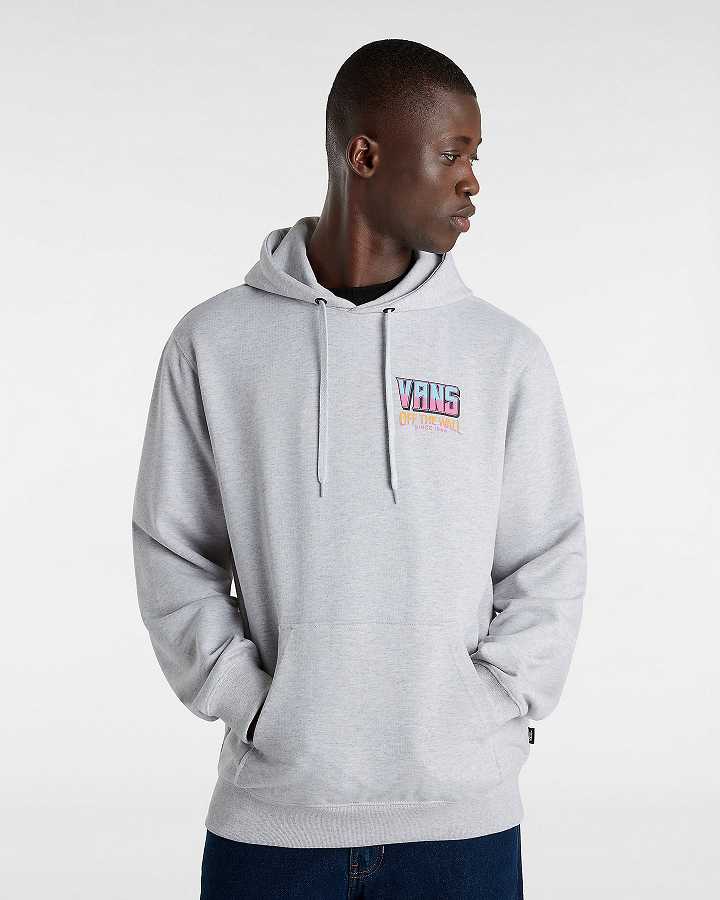 Grey Men Vans Palm Cheers Classic Hoodie Australia | VN7498316