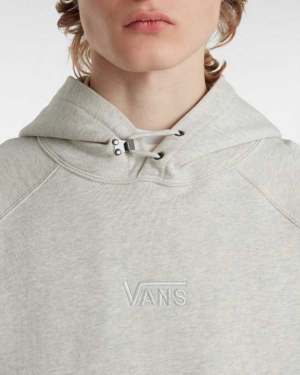 Grey Men Vans Premium Logo Hoodie Australia | VN9763028