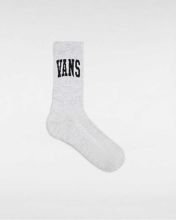 Grey Unisex Vans Arched Crew (1 Pair) Socks Australia | VN7632940