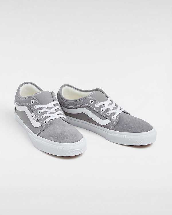 Grey Women Vans Chukka Low Sidestripe Skate Shoes Australia | VN0584123