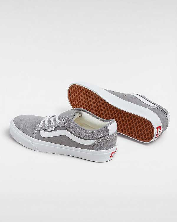 Grey Women Vans Chukka Low Sidestripe Skate Shoes Australia | VN0584123