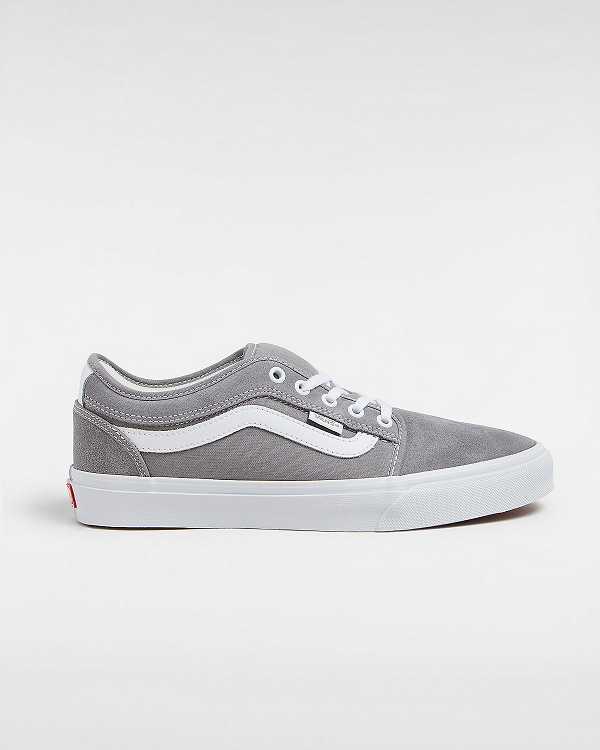 Grey Women Vans Chukka Low Sidestripe Skate Shoes Australia | VN0584123