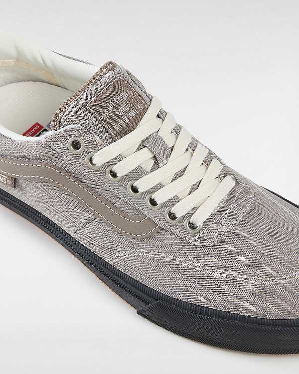 Grey Women Vans Gilbert Crockett Herringbone Skate Shoes Australia | VN0368715