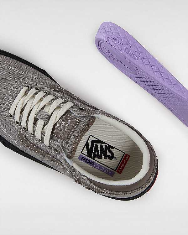 Grey Women Vans Gilbert Crockett Herringbone Skate Shoes Australia | VN0368715