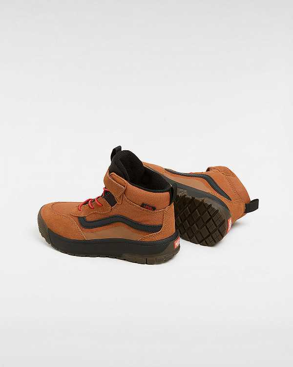 Orange Kids' Vans MTE Mini Crest (4-8 Years) Hiking Boots Australia | VN9123546