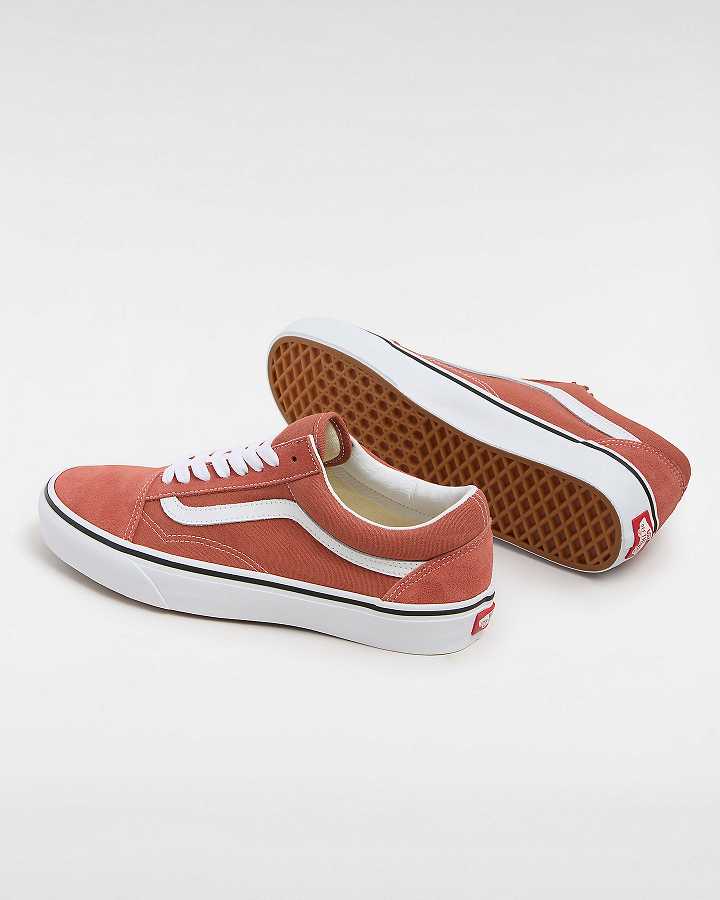 Orange Men Vans Old Skool Sneakers Australia | VN7069421