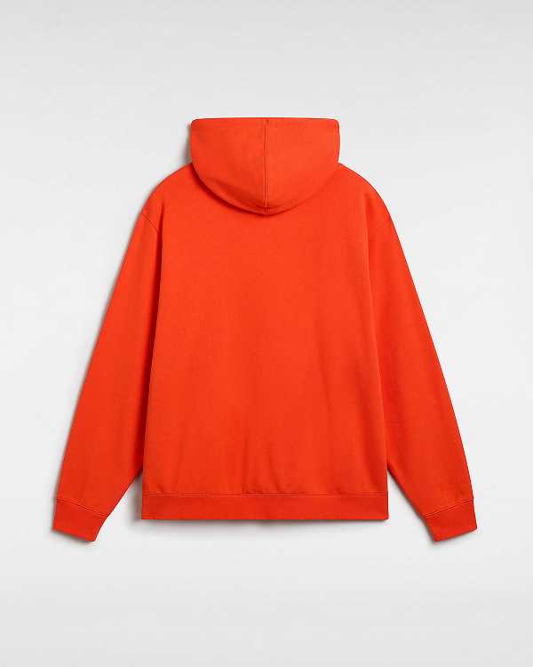 Orange Men Vans Original Standards Loose Hoodie Australia | VN2673590