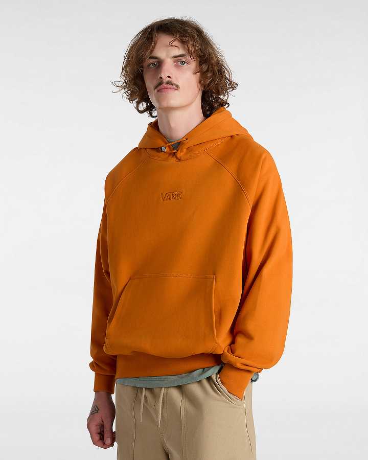 Orange Men Vans Premium Hoodie Australia | VN9476320