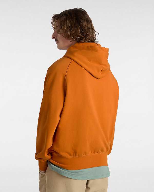 Orange Men Vans Premium Hoodie Australia | VN9476320