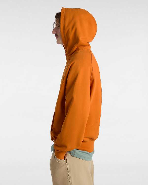 Orange Men Vans Premium Hoodie Australia | VN9476320